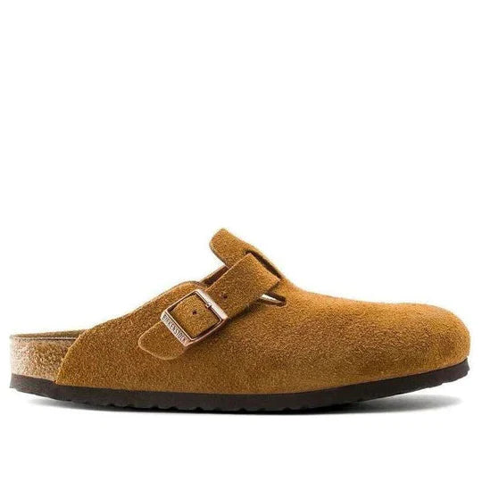 Birkenstock Boston Soft Footbed Suede Mink